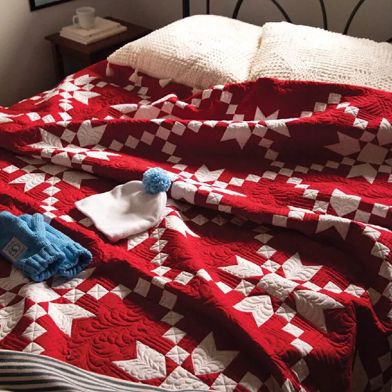 Peppermints & Snowflakes Quilt Pattern