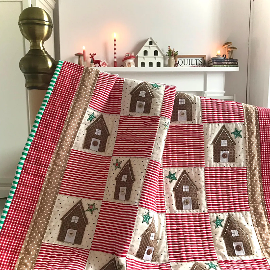 Gingerbread Houses Quilt Pattern