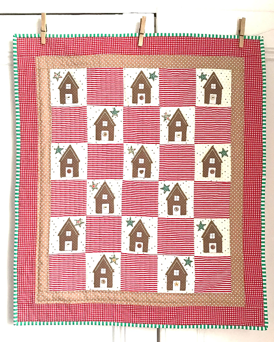 Gingerbread Houses Quilt Pattern