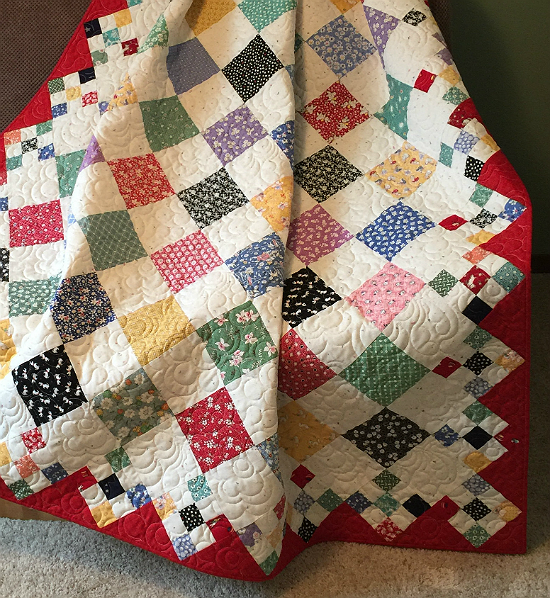 Diamond Patch Quilt Pattern Comes in 3 Sizes - Quilting Digest