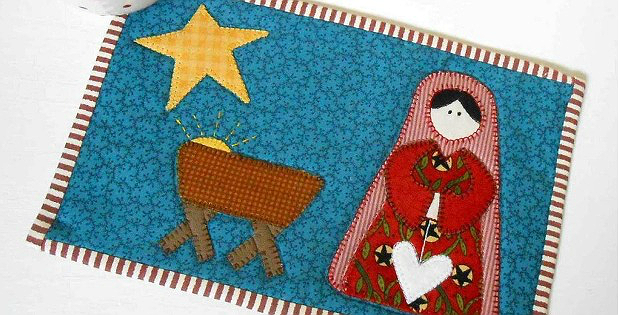 Nativity Mug Rug Pattern