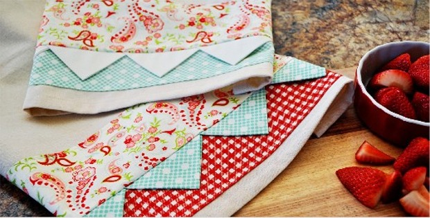 Prairie Point Tea Towels Tutorial