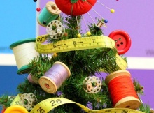 Sewing Themed Christmas Tree