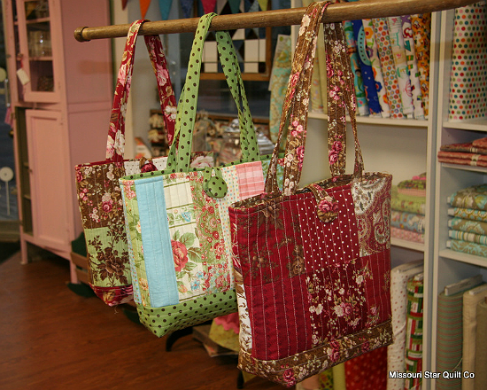 Make 3 Totes from One Charm Pack - Quilting Digest