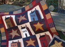 Country Cabins Wall Quilt