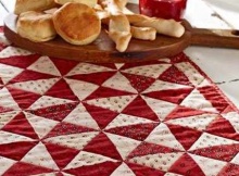 Red and White Table Topper