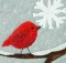 Tweety's Snowflake Mini Quilt