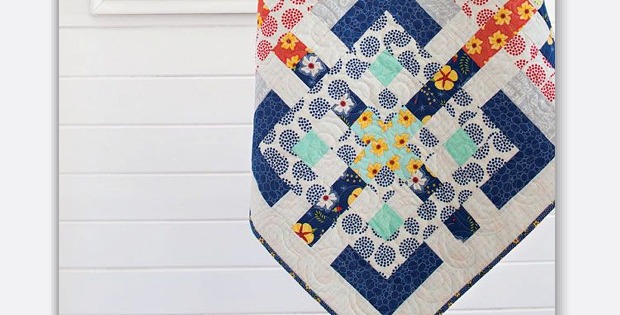 Interlocking Squares Quilt Pattern