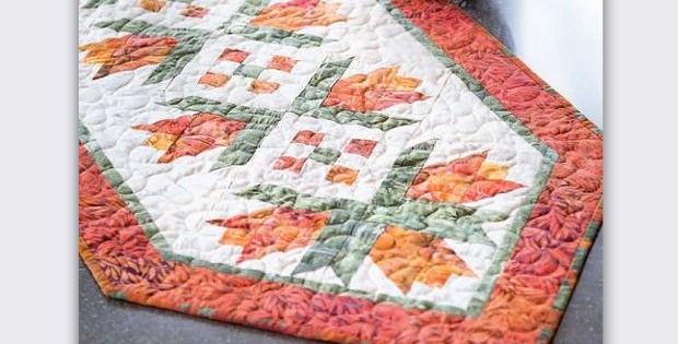 Orange City Tulips Table Runner