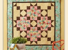 A Scrappy Romance Wall Quilt