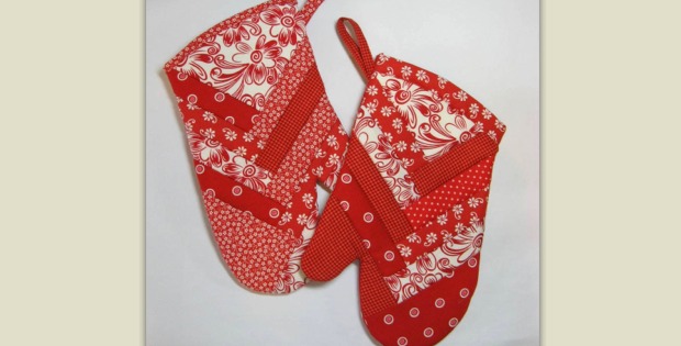 French Braid Oven Mitts