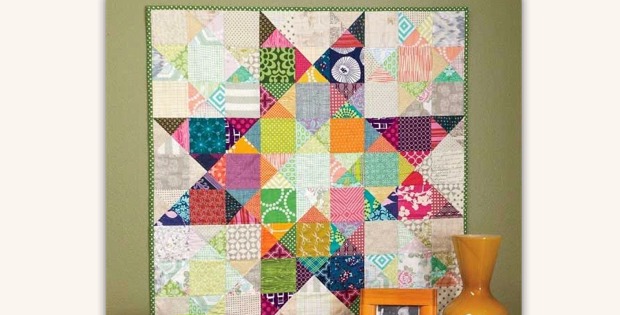 Modern Ohio Star Wall Quilt