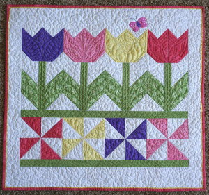 Tulip Time Quilt is a Breeze to Make - Quilting Digest