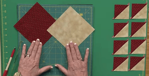 Make 8 Half Square Triangles at a Time