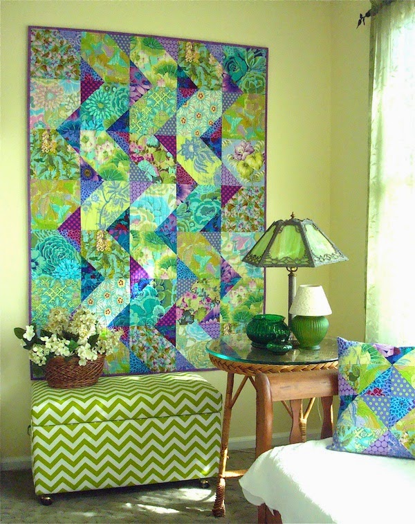 Cascade Quilt Pattern Quilt Cascade Fabric Pattern Floral Deister ...