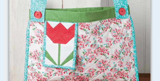 Tulip Tote for a Walker