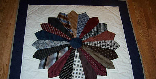 Make a Memory Quilt from Ties - Quilting Digest