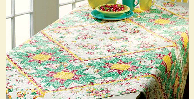 This Sunny Quilt is Perfect for Your Table - Quilting Digest