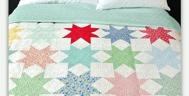 Sawtooth Stars Quilt