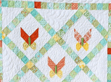 Jelly Roll Butterfly Quilt