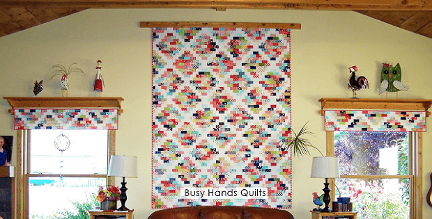 Brick Cottage Quilt and Valances