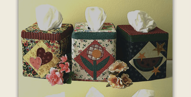 Seasonal Tissue Box Covers Pattern