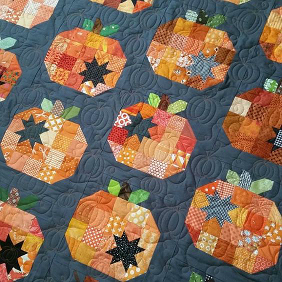 Patchwork Pumpkins Are Fun in this Quilt - Quilting Digest