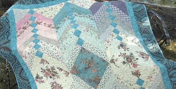 Jelly Roll French Braid Quilt