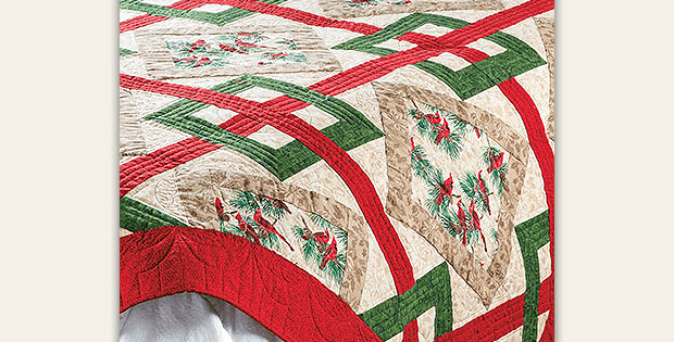 Crisscross Christmas Quilt