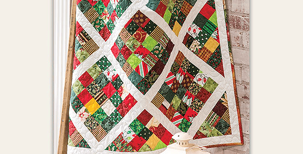 Scrappy Quilt with Sashing