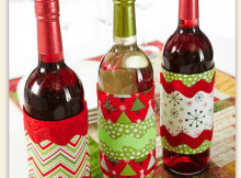 Festive Wine Wraps