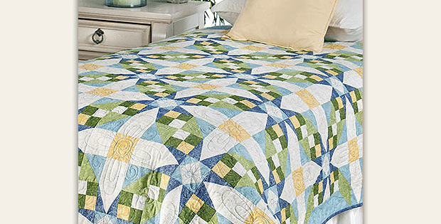 Daisy Chain Throw Quilt Pattern