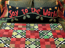 Joy to the World Pillow and Quilt
