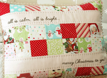 Making It Bright Christmas Pillow