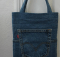 Quilted Jeans Tote