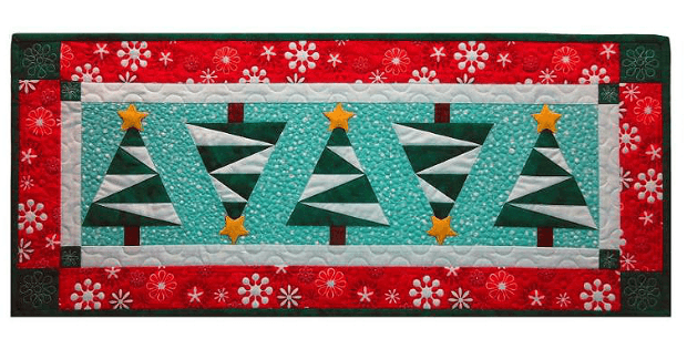 Snowy Pines Table Runner