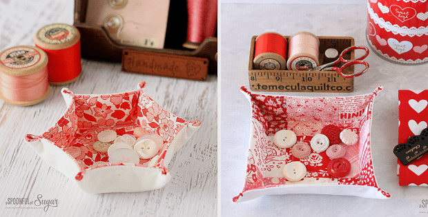 Patchwork Fabric Tray