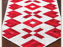 Hearts of Fire Table Runner