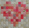 Pixelated Heart Baby Quilt