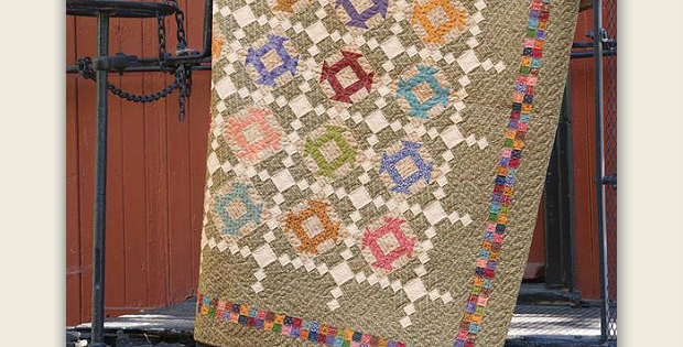 Churn Dash Checkers Quilt Pattern