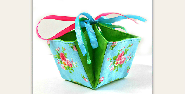 Fabric Gift Basket