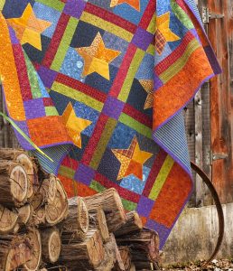 Festive Colors Make This a Happy Quilt - Quilting Digest