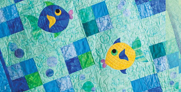 Fish and Bubbles Quilt