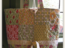 Charm Pack Tote Bag With Inside Pocket