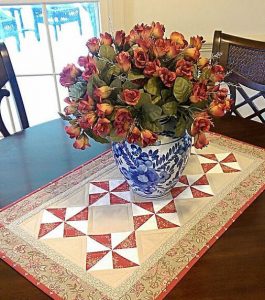 Elegant Pinwheels Make a Classic Runner - Quilting Digest