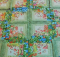 Watercolor Style Log Cabin Quilt