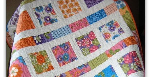 Flowers in the Sunshine Quilt Pattern