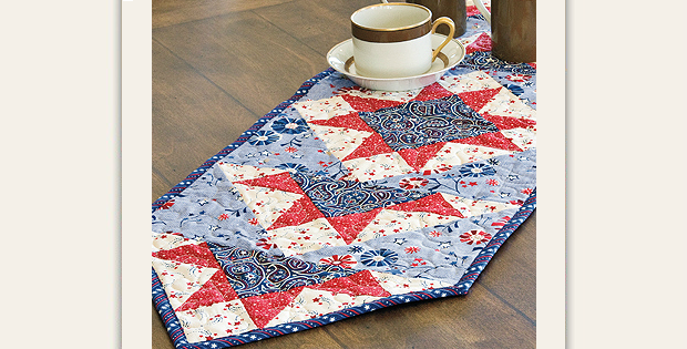 Star Spangled Table Runner Pattern