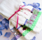 Kitchen Towels with Ribbon and Fabric Borders