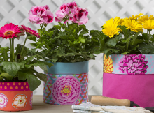 Fabric Flower Pot Covers